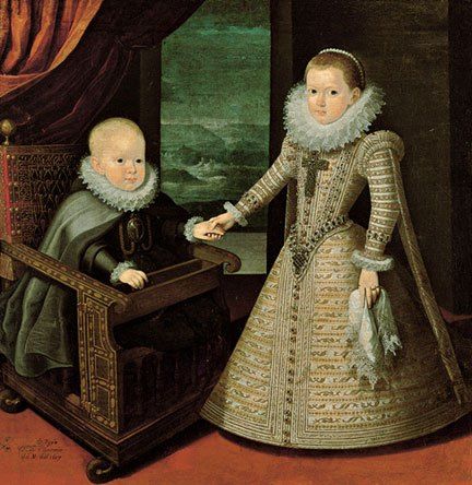 Pantoja, Infantes Don Felipe and Doña Ana, 1607