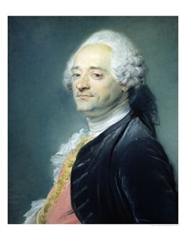 Perroneau painting, Portrait of Maurice Quentin de la Tour, 1750