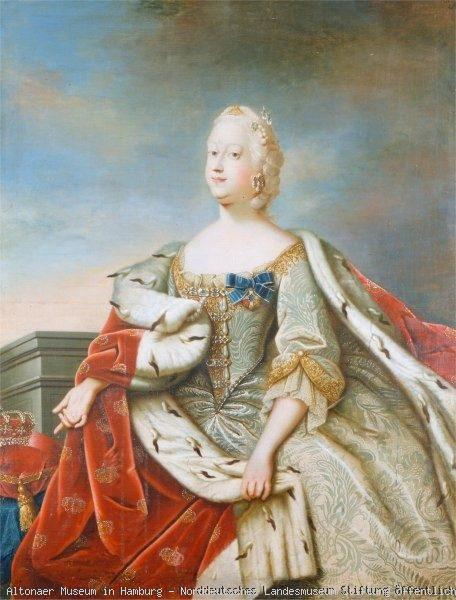 Pilo painting, Luise, Queen of Denmark
