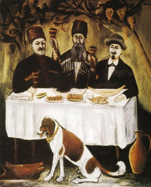 Pirosmanashvili, Feast in Gazebo