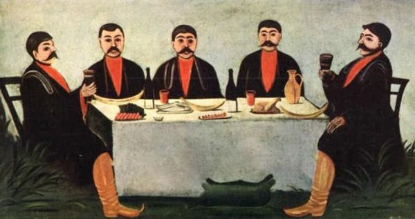 Pirosmanashvili, The Feast of Five Princes