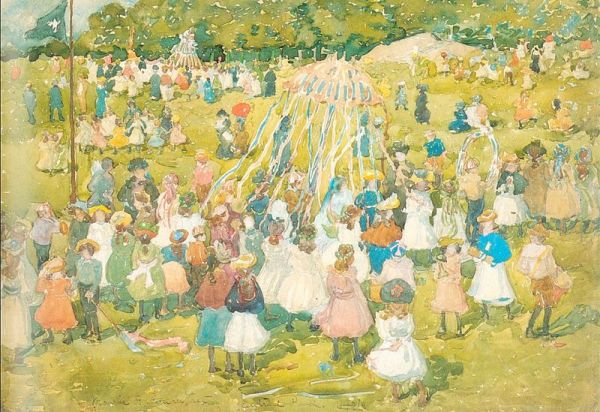 Prendergast, May Day Central Park