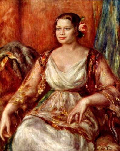 Renoir painting, Tilla Durieux, 1914 