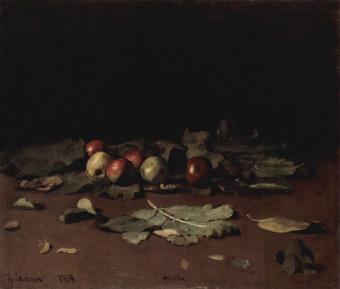 Apples and Leaves 1879