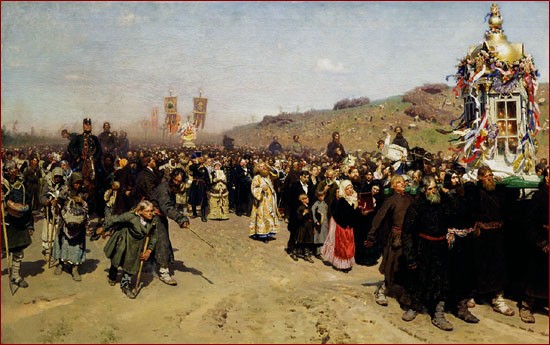 Easter Procession in the Region of Kursk 1880-1883