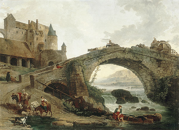 Robert painting, The Bridge 