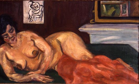 Russell, Reclining woman, 1920