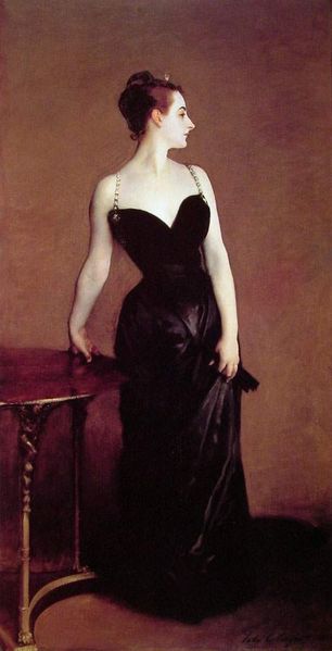 Portrait of Madame X, AKA Virginie Amelie Avegno Gautreau 1884