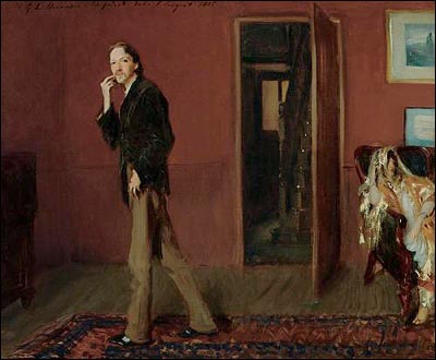 Robert Louis Stevenson and His Wife, one of Sargents' best known paintings
