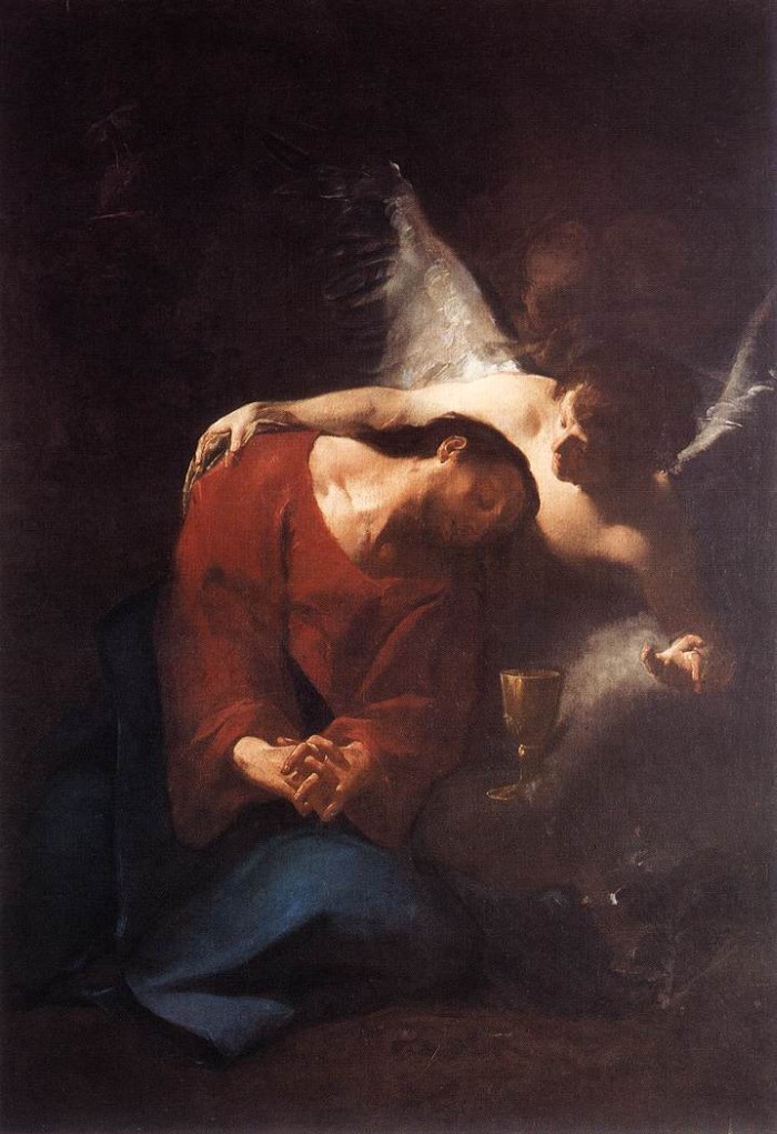 Christ Comforted by an Angel 1730
