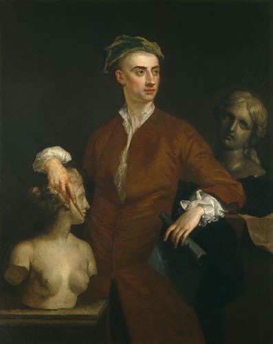 Vanderbank,  John Michael Rysbrack 1728