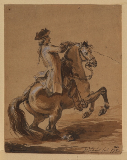 Vanderbank,  Horse and Rider 18th century