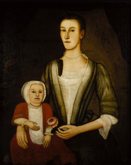 Portrait of Mrs. Myndert Myndertse and her Daughter Sara 1741
