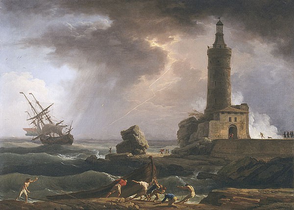 Storm on the Mediterranean Coast, 1745