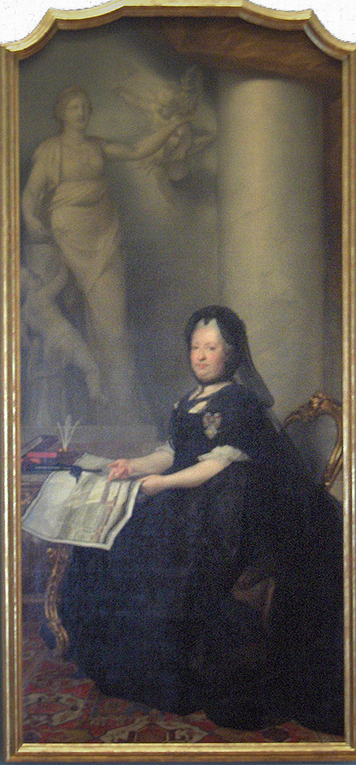 von Maron painting, Empress Maria Theresa as a Widow