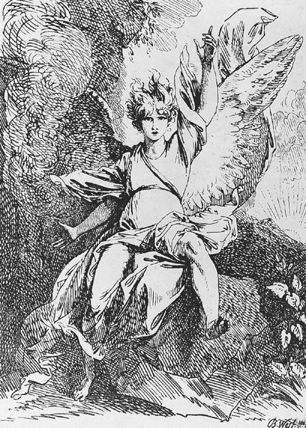 The Angel of the Resurrection lithograph