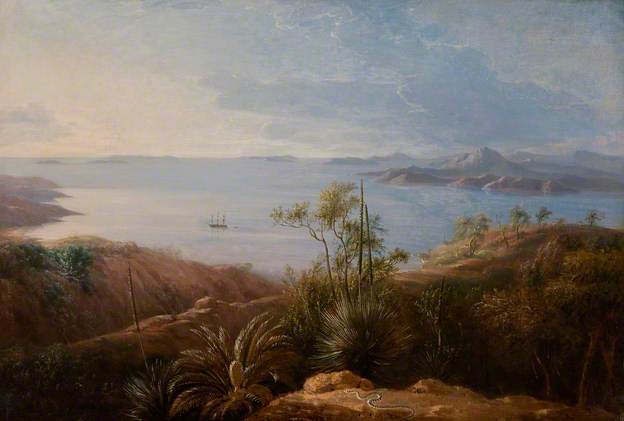 A Bay on the South Coast of New Holland, January 1802; by William Westall