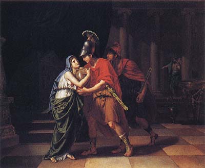Electra Receiving the Ashes of Her Brother, by Wicar