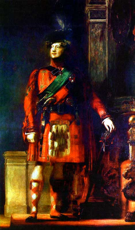 Portrait of King George IV, by Wilkie