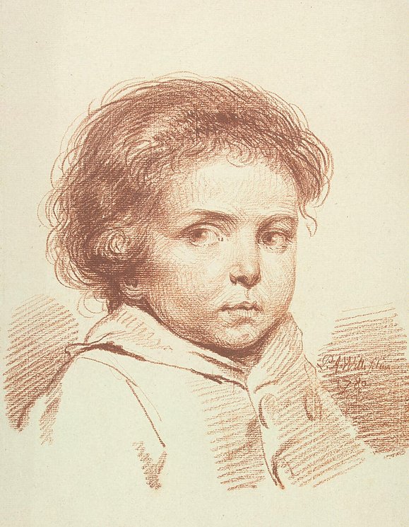 Pierre-Alexandre Wille, Portrait of Young Boy