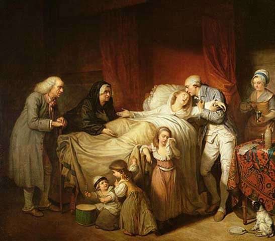 Pierre-Alexandre Wille, The Last Moments of the Beloved Wife