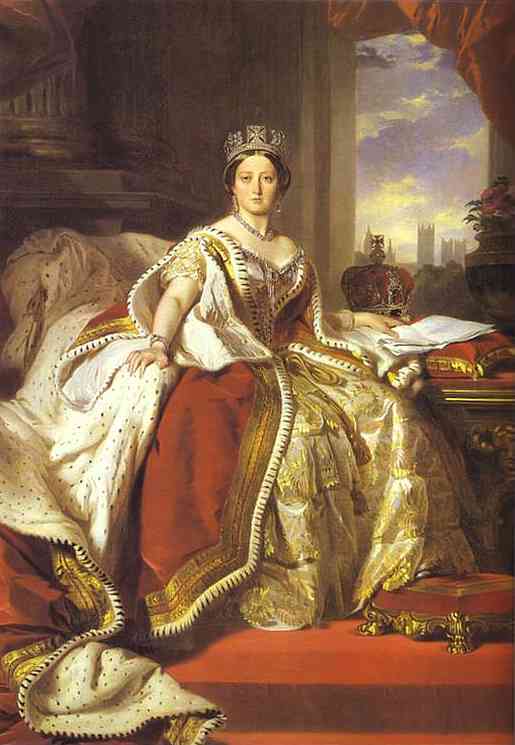 Portrait of Marie Louise, the first Queen of the Belgians, c.1841 - Franz  Xaver Winterhalter 