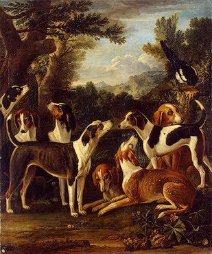 Wootton, Hounds and a Magpie