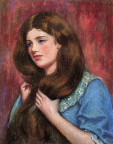 Zandomeneghi, Portrait of a Young Beauty