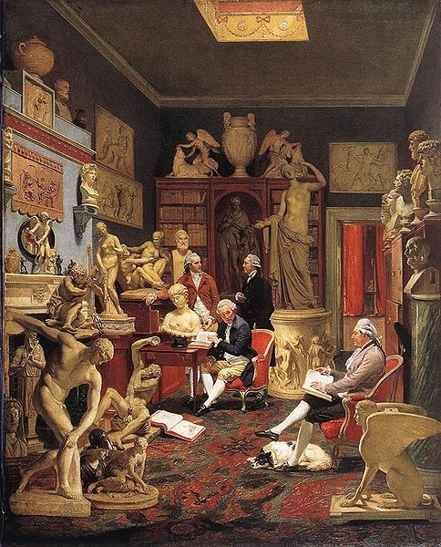 Zoffany,  Charles Towneley in his Sculpture Gallery 1782