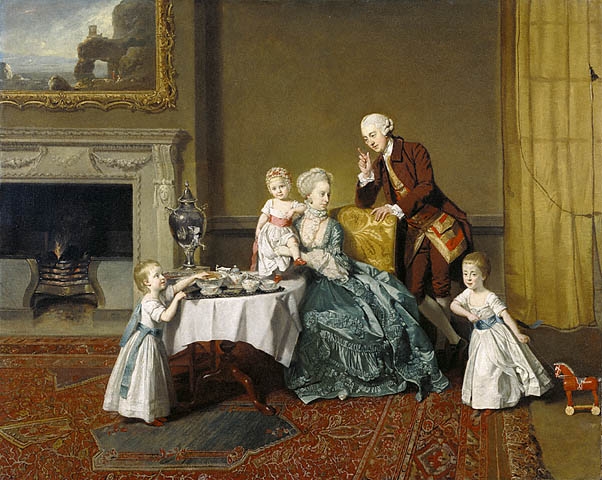 Zoffany, John 14th Lord Willoughby de Broke and his Family 1766