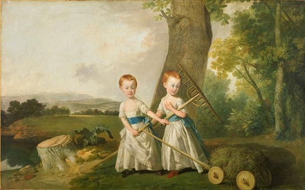Zoffany, Portrait of the Blunt Children 1766-70 