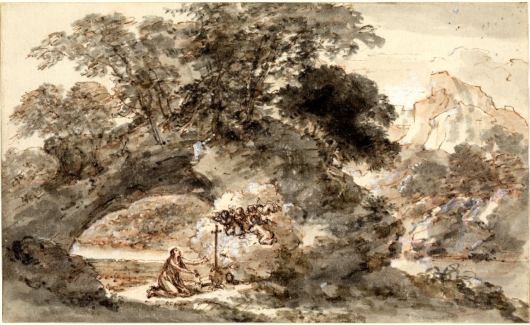 Francesco Zuccarelli, Landscape with Penitent Magdalene