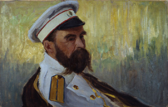 3. Portrait if War Veteran. C. 1890. Oil painting. 