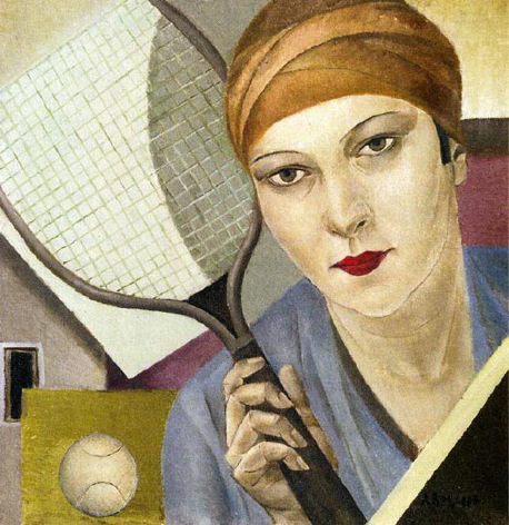 1. The Tennis Player. 1927. Oil on Canvas. Latvian National Museum of Art