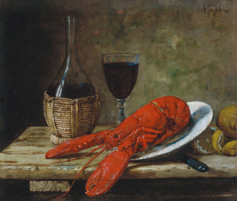4. Still-life with Crayfish. C. 1910. Oil on Canvas. Art Museum of Estonia. 
