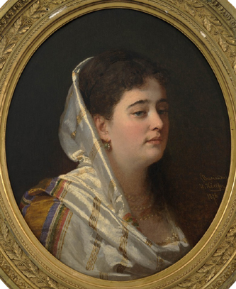 4. Portrait of Lady. 1876. Oil on Canvas. Enn Kunila’s Art Collection. 
