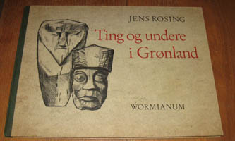 4. Illustrated book cover “Ting og undere i Grønland.” 