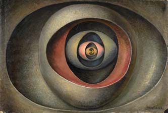 5. Eye in the Egg. 1962. Oil on paper. Tartu Art Museum. 