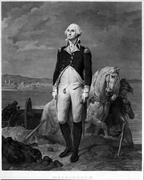  George Washington engraving after a painting by Leon Cogniet, 1839