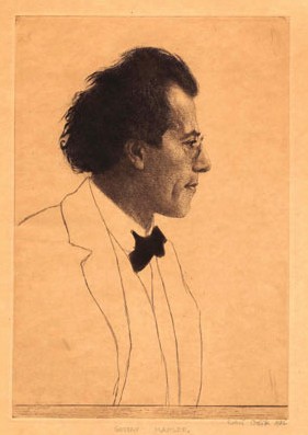Mahler by Emil Orlick, 1902